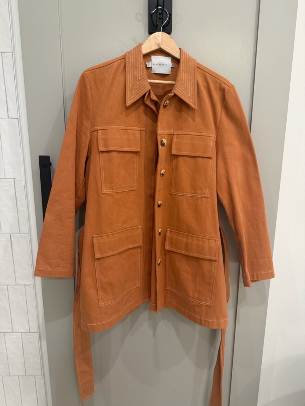 OhSevenDays Rustic Orange Utility Jacket